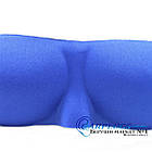 3D окуляри для сну Silenta (маска для сну), синій колір! 3D пов'язка для сну. Суперм'яка!, фото 4