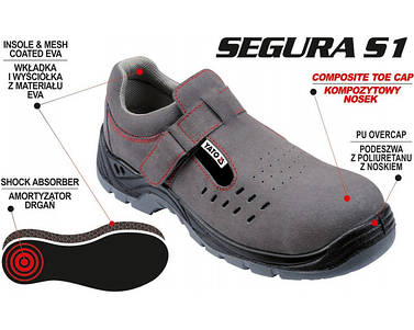 Напівчеревики і сандалі робочі