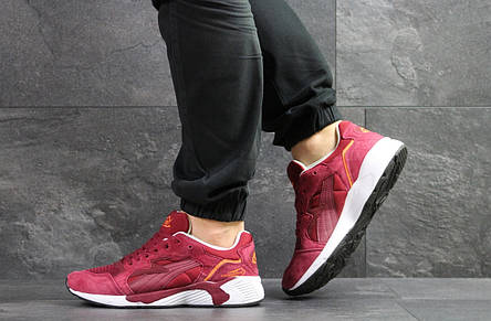 Чоловічі кросівки Puma Trinomic,замшеві,бордові 44,45 р, фото 2