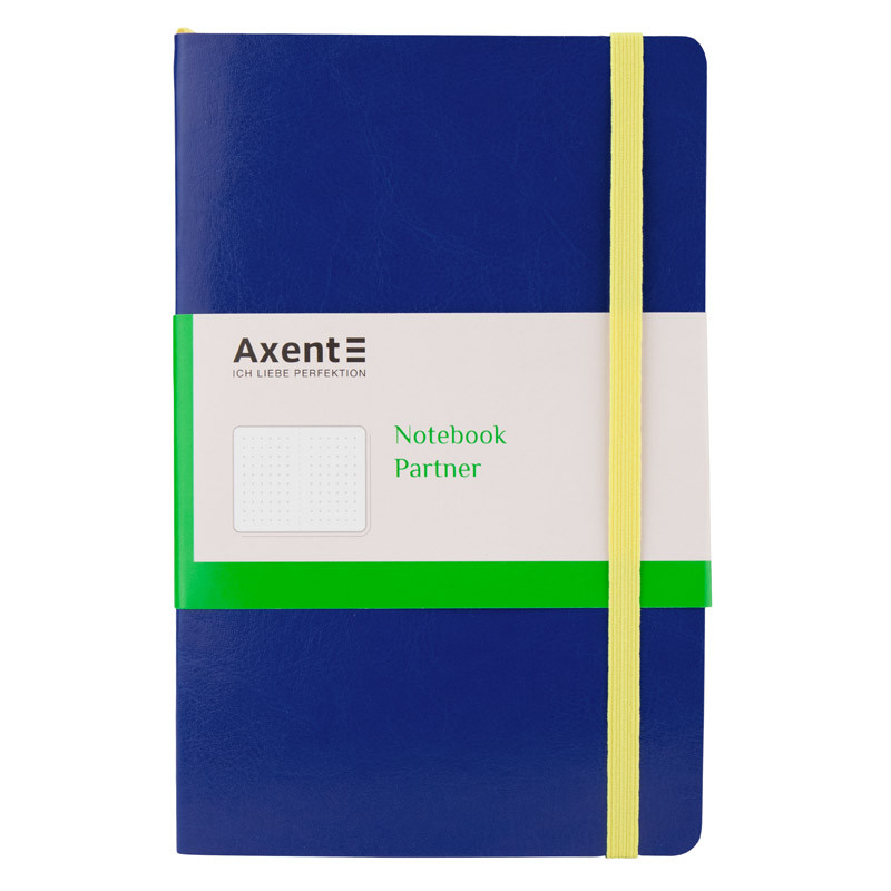 Нотатник Axent 125x195мм 96 л точка, Синій Partner Flex 8209-07-a