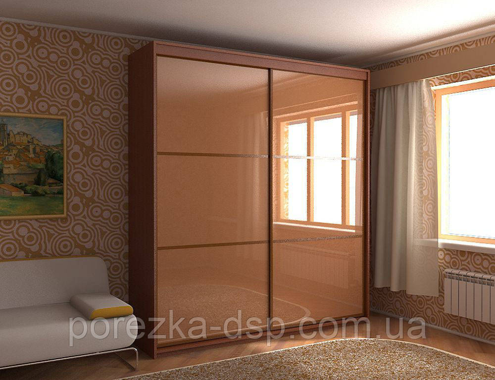 Двері розсувні для шафи-купе Лакобель RAL