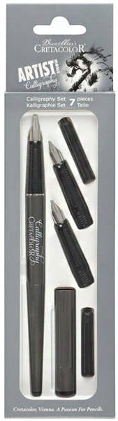 Набір ручок для каліграфічного письма Artist Studio Line, 7шт, Cretacolor