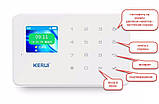 Комплект бездротовий gsm WiFi сигналізації економ для 1-кімнатної квартири Kerui W18, фото 3