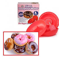 Форма для выпечки гигантских пончиков Giant doughnut maker силиконовая