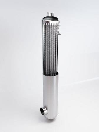 Трубчастий теплообмінник для басейну Secespol B1000.FF, 293 кВт Трубчастий теплообмінник для басейну Secespol B1000.FF, 293 кВт