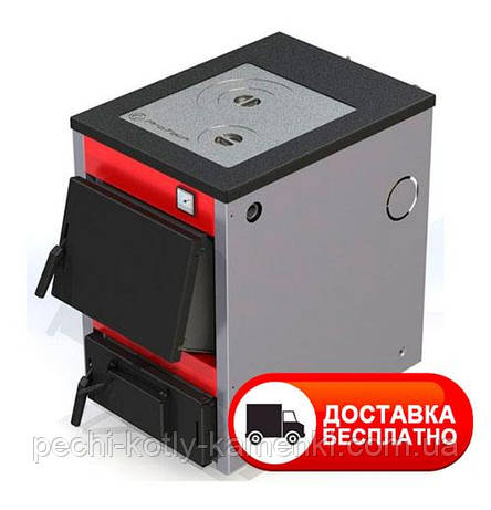 Котел на твердому паливі ProTech ТТП-12с Standart+ з плитою, фото 1