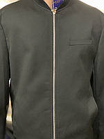 Куртка мужская Swear & Mason. Бомбардировщик с воротником-ребана черный. Размер - S (48-50)