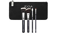 Набор ZOEVA Bon Voyage Set 4 brushes + clutch