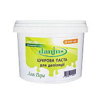 Цукрова паста для шугарингу для епіляції на великій поверхні 250 г. Алое. Danins