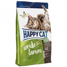 Happy Cat Adult Weide Lamm Корм для дорослих кішок з ягням, 10 кг