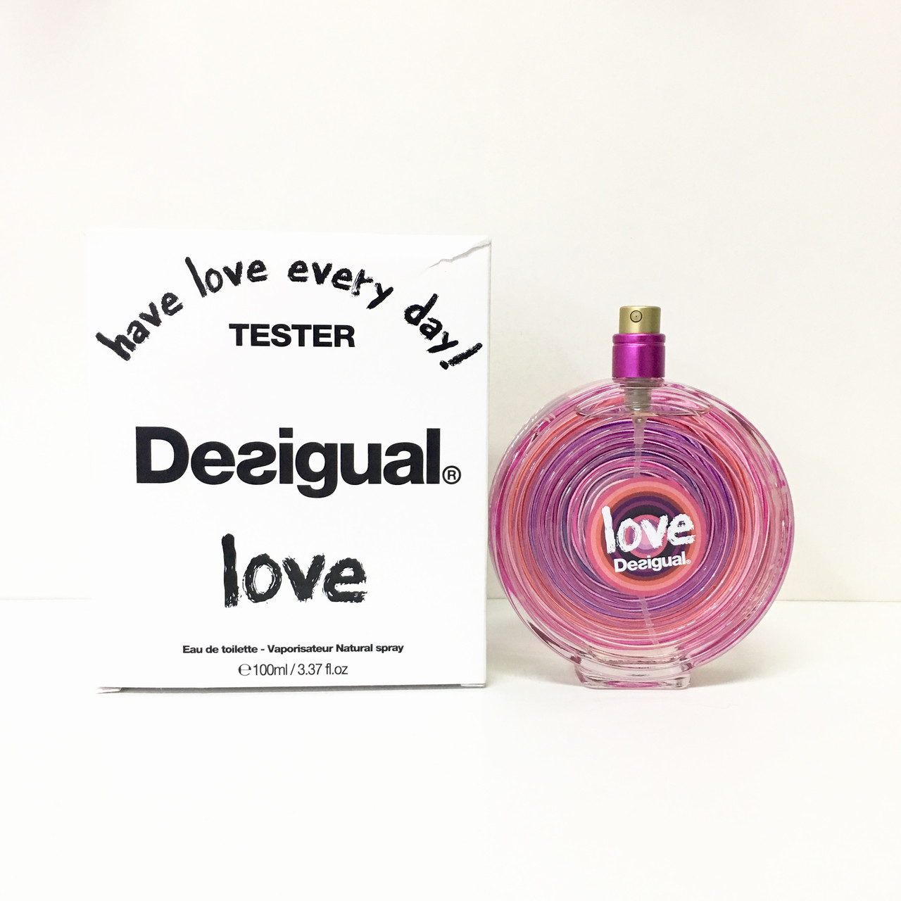 Туалетна вода жіноча DESIGUAL Love 100ml тестер оригінал, солодкий цитрусово-фруктовий аромат