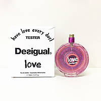 Женская туалетная вода DESIGUAL Love 100ml тестер оригинал, сладкий цитрусово-фруктовый аромат