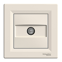 Розетка телевізійна кінцева кремова Schneider electric Asfora EPH3200123