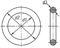 Кільця гумові 145-160-85 ГОСТ 9833-73