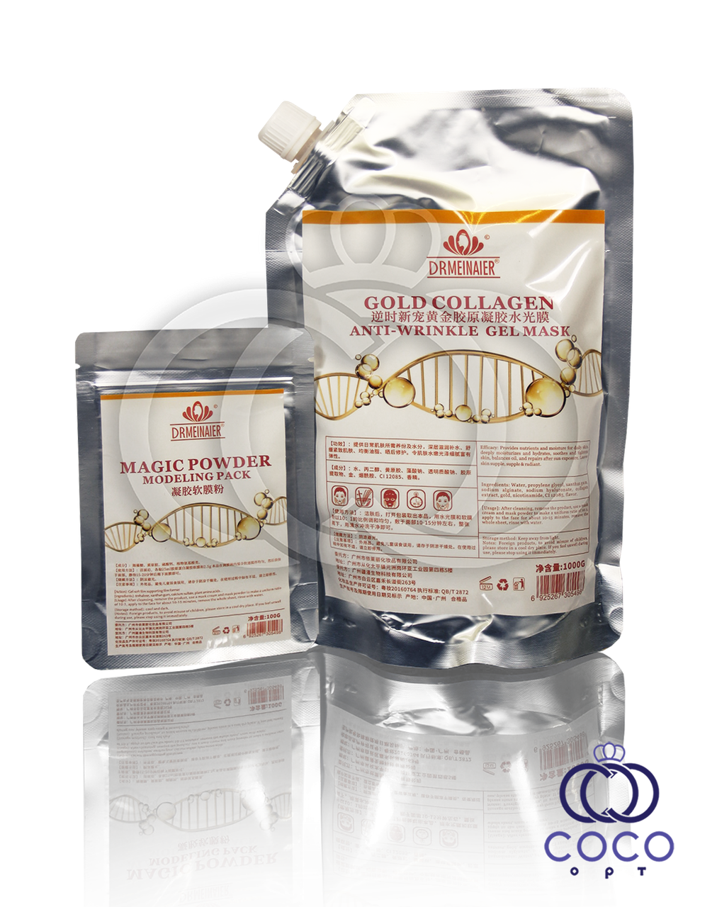 Корейская гель-маска увлажняющая Peptide Collagen, фото 1