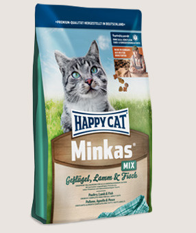 Happy Cat Minkas MIX Сухий корм для кішок, 10 кг