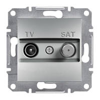 Розетка TV-SAT проходная алюминиевая Asfora Schneider electriс EPH3400261