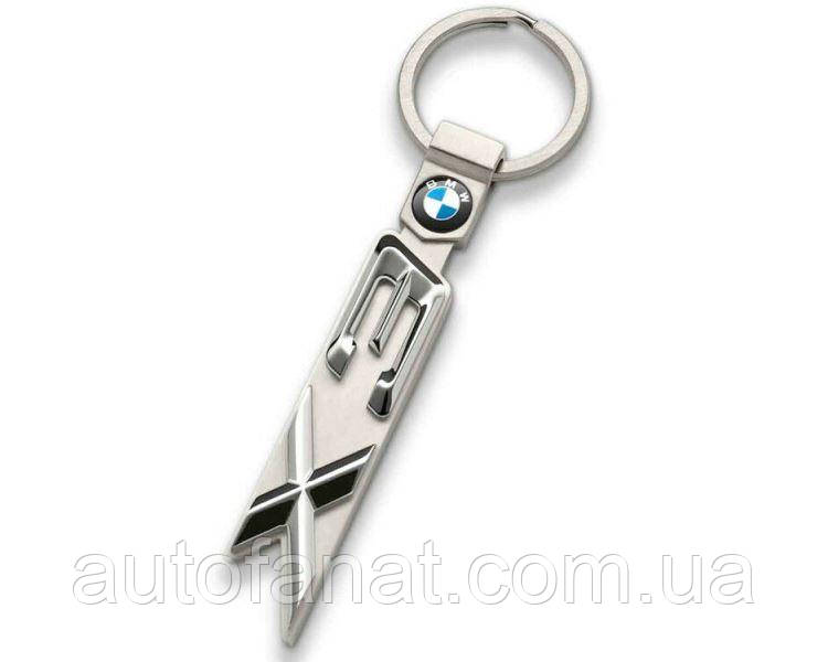 Брелок BMW X3 Key Ring, Silver Оригінал (80272454658)