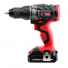 Дриль-шуруповерт акумуляторна c бесщеточным двигуном Li-Ion 18В INTERTOOL WT-0331