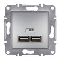 Розетка USB алюминиевая Schneider electriс Asfora EPH2700261