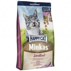 Happy Cat Minkas Sterilised Сухий корм для кішок, 10 кг
