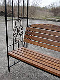 Садовая скамейка - арка  (120х210 см), фото 8