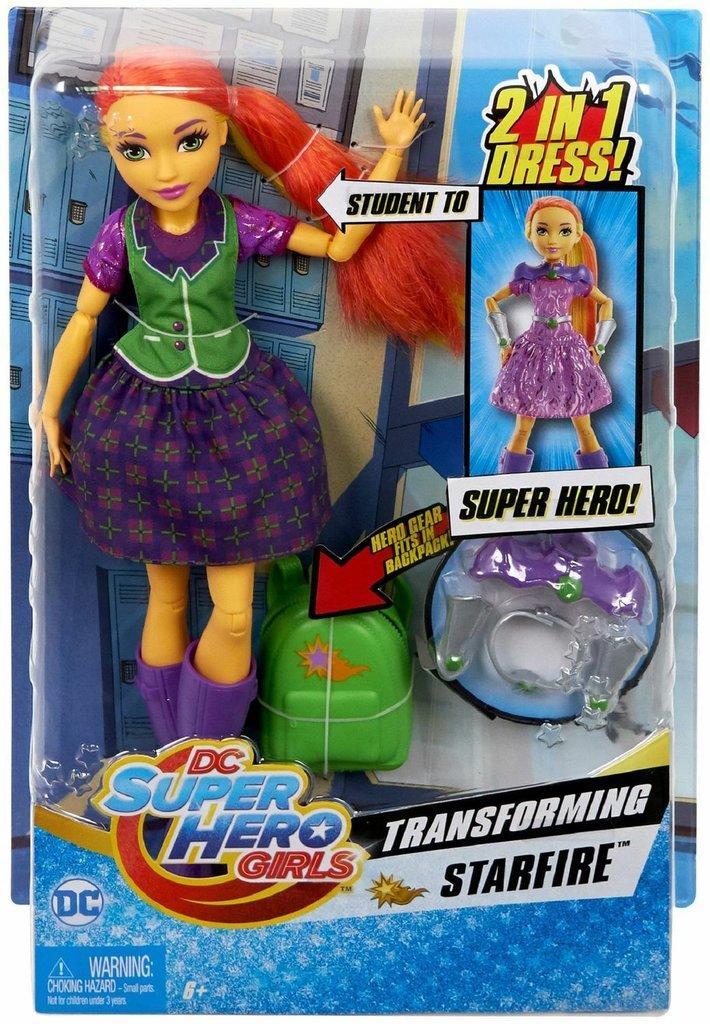 Супер герої Старфаер трансформація DC Super Hero Girls Starfire