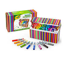 Змиваються міні маркери 64 кольори Crayola Pip-Squeaks Kids Market Collection