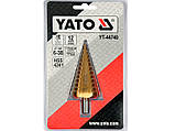 Конусне ступеневе свердло від 6 до 38 мм Yato YT-44740, фото 2