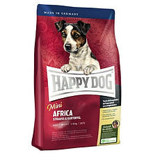 Happy Dog Supreme Sensible Africa Strauss&Kartoffe ( Страус-Картоплю) для собак дрібних порід, 4 кг