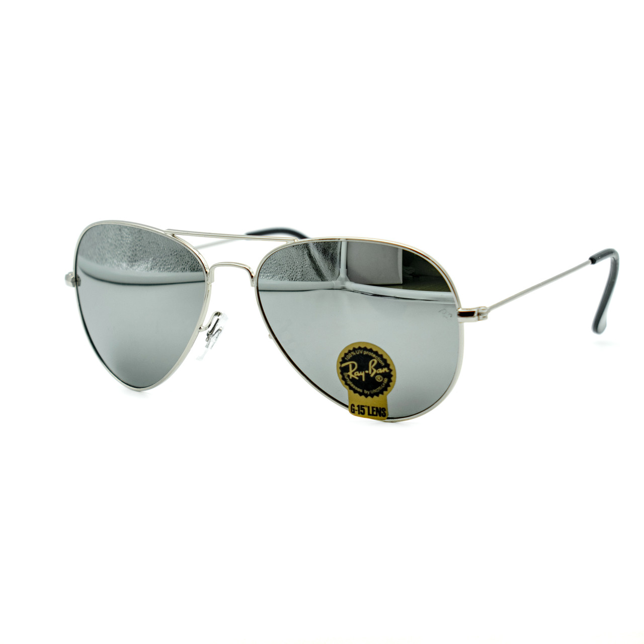 Окуляри Ray Ban Aviator glass дзеркальні, фото 1