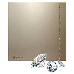 Вентилятор витяжний Silent - 100 CZ Swarovski Design Champagne у ванну кухню