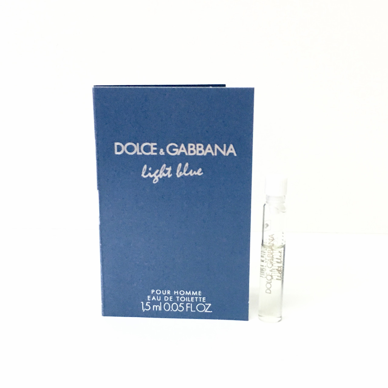 Туалетна вода для чоловіків Dolce & Gabbana Light Blue Pour Homme 1,5 мл пробник оригінал, цитрусовий аромат