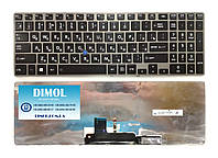 Оригинальная клавиатура для ноутбука Toshiba Tecra Z50, Z50-A, Z50-B series, black, ru, подсветка