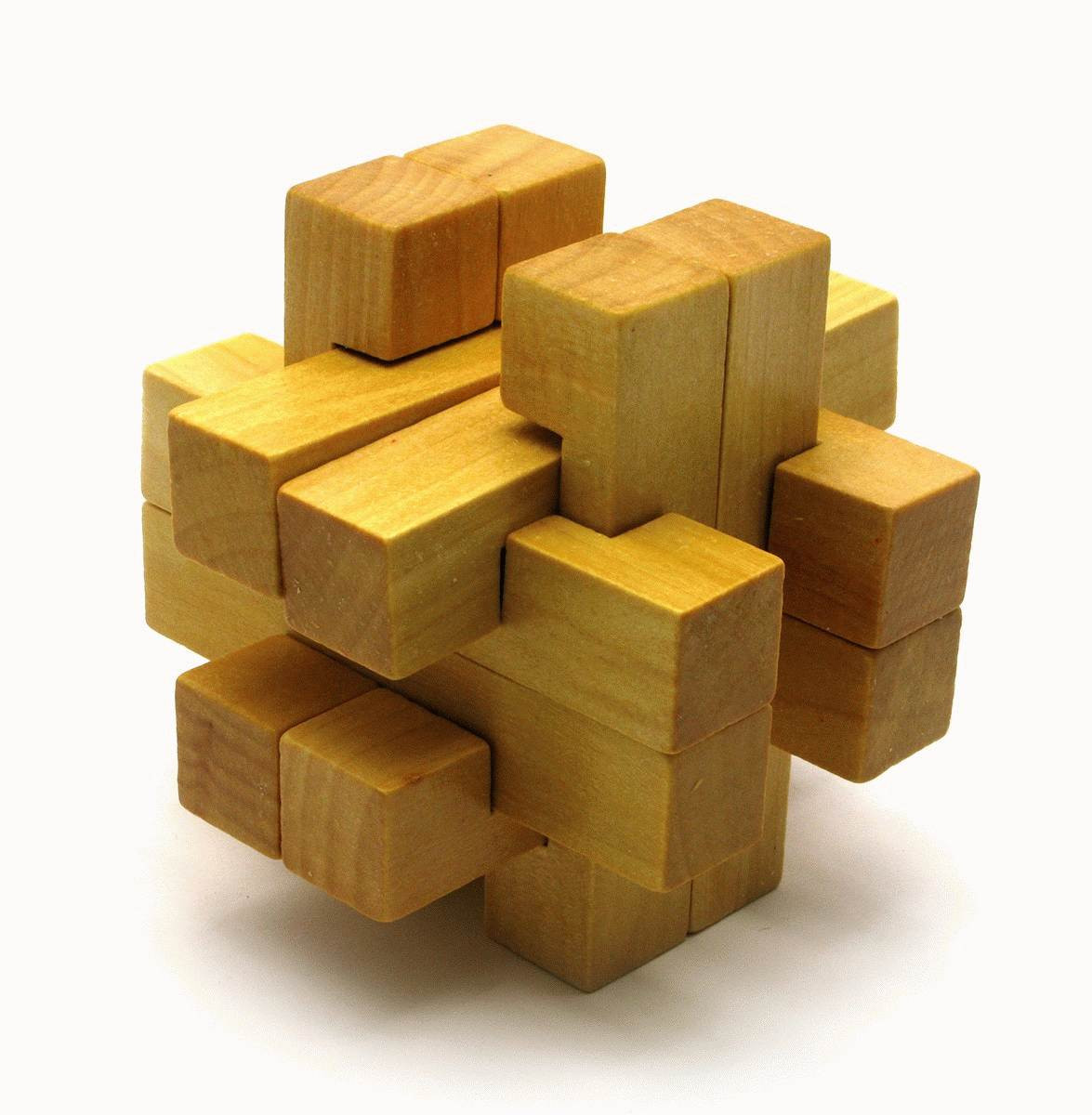 Дерев'яна Головоломка (7,5х7,5х7,5см)