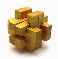 Головоломка деревянная (7,5х7,5х7,5см)