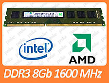 DDR3 8GB 1600 MHz (PC3-12800) різні виробники