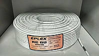 Коаксіальний кабель Eplex RG6U (Series 690) 1.02 CCS+96x0.12MG білий, 100м