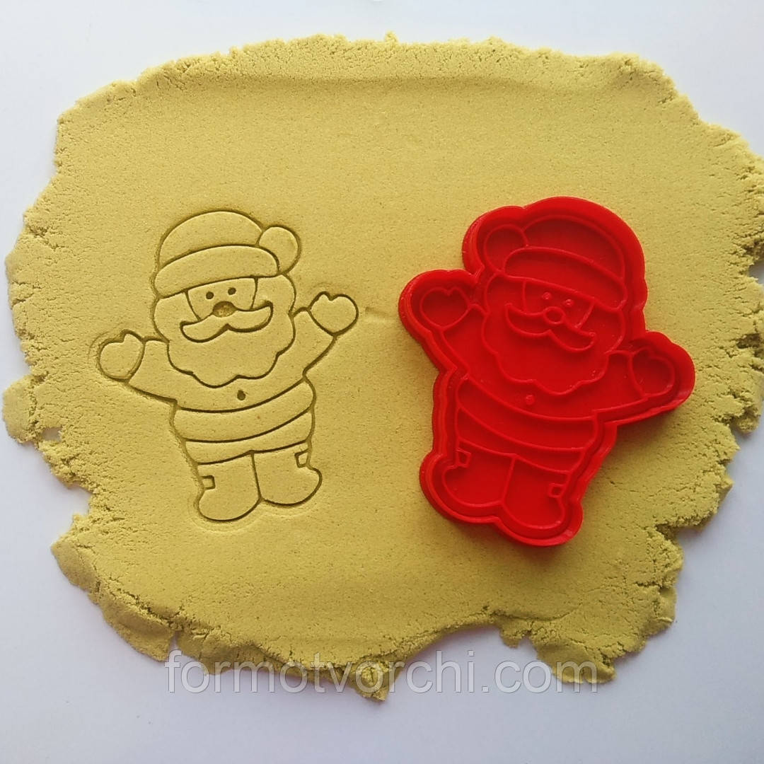 3D формочки-вирубки для пряників "Дід Мороз 3"