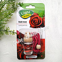 Ароматизатор в машину (красная роза) Light Fresh Red rose