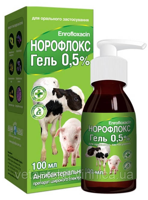 Норофлокс (гель) 0.5% 100мл O.L.KAR.