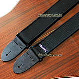 Ремінь гітарний Dunlop D38-09BK Guitar Solid Strap Black, фото 4