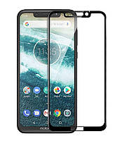 Захисне скло Full screen PowerPlant для Motorola One Power, Black