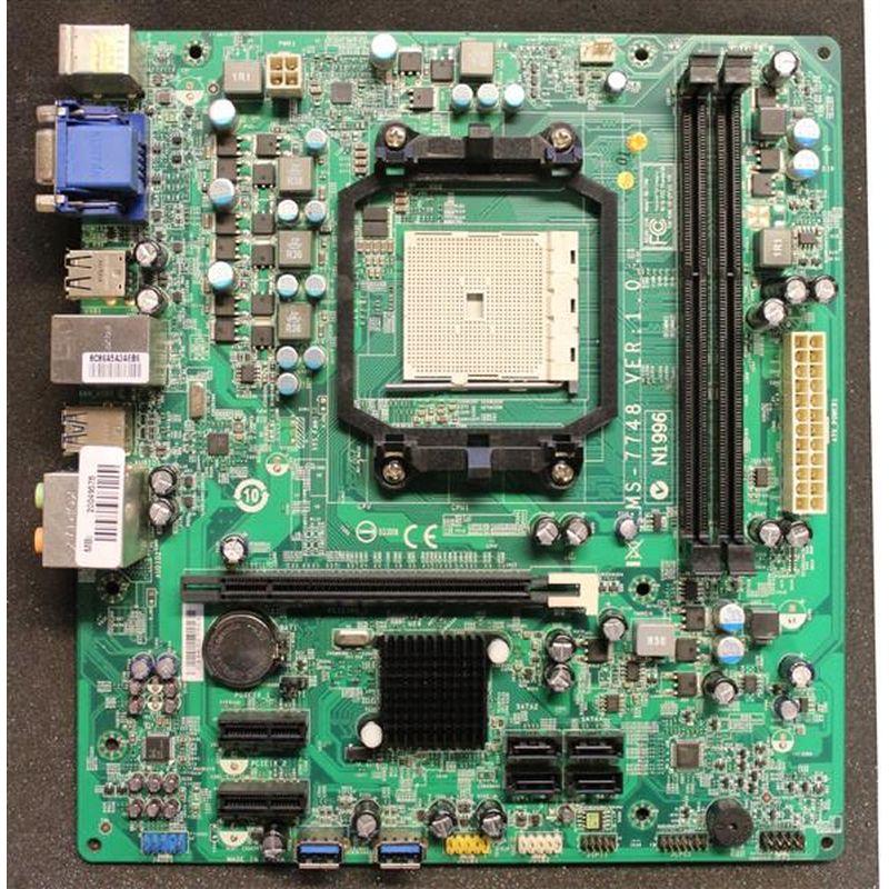 НАДІЙНА Плата AMD під Socket FM1 MSI MS-7748 на DDR3 c HDMI Відео, A75 CHIP,USB 3.0 ! sFM1 з ГАРАНТІЄЮ