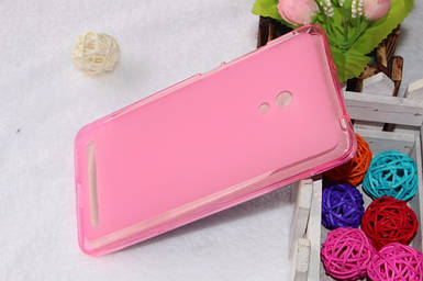 Чохол накладка для Asus Zenfone 6 рожевий