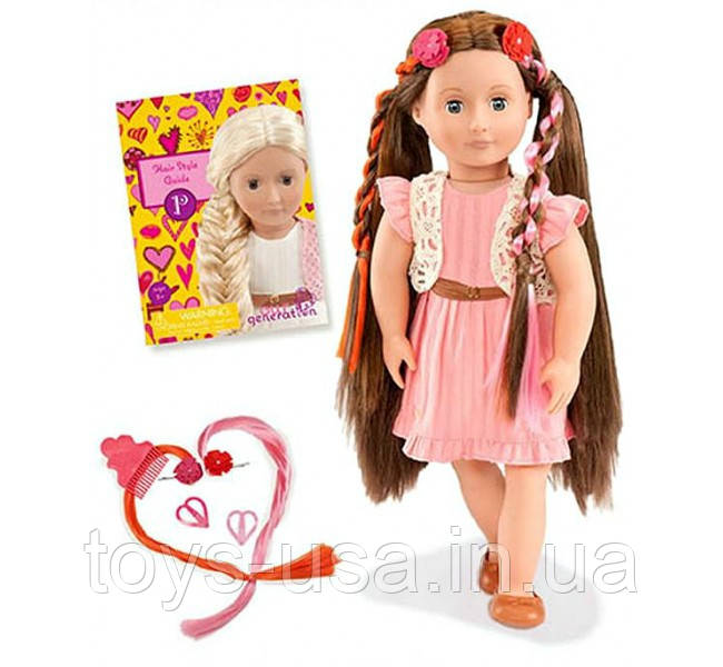 Велика лялька Паркер зі зростаючими волоссям Our Generation, 46 см, фото 1