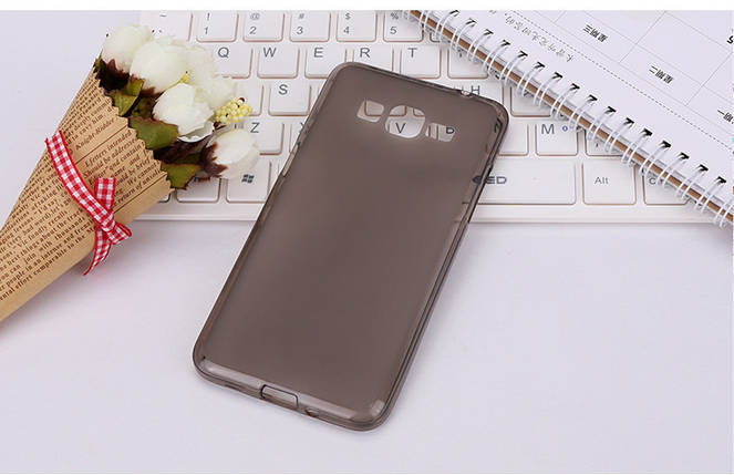 Чохол накладка для Samsung Galaxy Grand Prime G530 сірий, фото 1