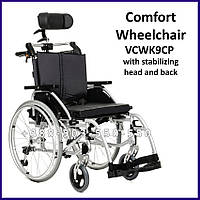 Спеціальна інвалідна коляска зі стабілізацією голови і спини Comfort Wheelchair VCWK9CP