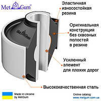 14-08A Сайлентблок переднього важеля задній посилений Toyota RAV 4 2005-; 4806842050