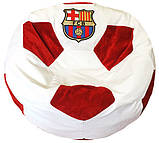 Крісло-м'яч мішок з логотипом Барселона, ціни в описі, фото 2